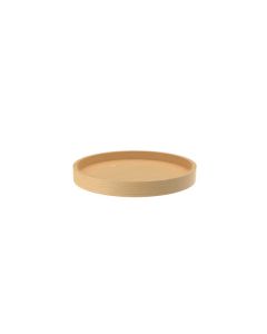 18" Lazy Daisy Banded Wood Full Circle Trays With Steel Bearing 1 Per Natural LD-4BW-001-18SB-1