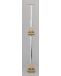 Lazy Daisy Hardware for 28" Wood Pie-Cut Zinc/Almond