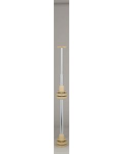 Lazy Daisy Hardware for Banded Wood D Shape Zinc/Almond