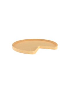 32" Lazy Daisy Banded Wood Kidney Tray Swivel Mount 1 Per Natural LD-4BW-401-32SBS-1