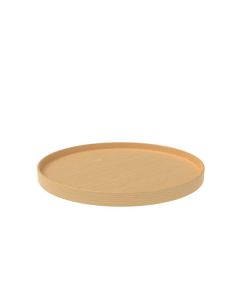 32" Lazy Daisy Natural Wood Full Circle Tray With Aluminum Bearing 1 Per LD-4NW-001-32B-1