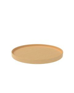 32in natural wood full circle shelf only, no hole ld-4nw-001-32-1