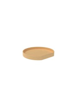 20" Natural Wood D Shape Lazy Susan Shelf Only, no hole LD-4NW-201-20-1