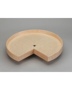 32" Lazy Daisy Natural Wood Drilled Kidney Tall Rim Tray