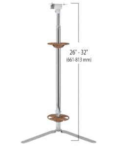 Lazy Daisy Hardware for 28" Wood Pie Cut 4 Per Bright Zinc/Chrome