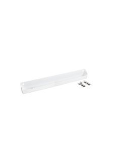 24" LD Deluxe Tip Out Tray With 1 Pr 45&#176; Hinges, White LD-6591-24-11-1
