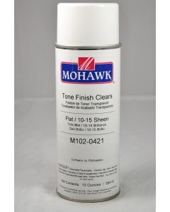 Mohawk Tone Finish Lacquer Aerosol 10-15 Sheen Clear Flat 13 Ounces