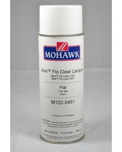 Mohawk Ultra-Flo Clear Aerosol Lacquer 10-15 Sheen Clear Flat 13 Ounces (M102-0451)