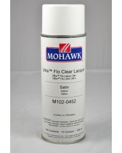 Mohawk Ultra-Flo Clear Aerosol Lacquer 30-35 Sheen Clear Satin 13 Ounces (M102-0452)