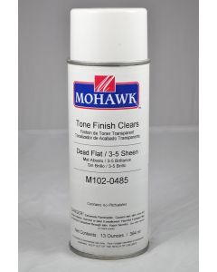 Mohawk Tone Finish Lacquer Aerosol 3-5 Sheen Clear Dead Flat 13 Ounces (M102-0485)