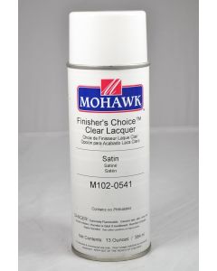 Mohawk Finisher'S Choice™ Clear Aerosol Lacquer 45-50 Sheen Clear Satin 13 Ounces
