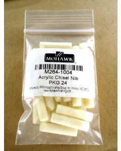 Mohawk Replacement Nib, Acrylic Chisel Point 24 Pack