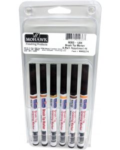 Mohawk Brush Tip Graining Marker #4 Color Assortment 6 Pack (M265-1204 )