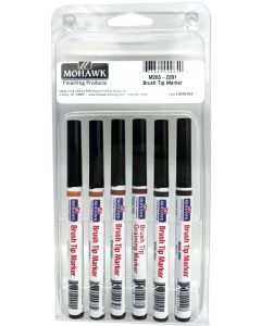 Mohawk Brush Tip Graining Marker #1 Color Assortment 6 Pack (M265-2201)