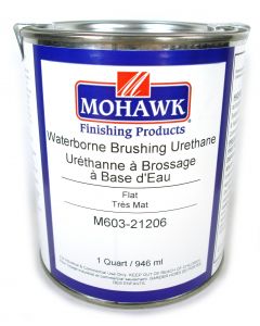 Waterborne Brushing Urethane Varnish Flat Quart - M603-21206