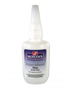 Mohawk Finishing Products Industrial Grade Instant CA Glue Thin 2 Oz Ethyl Hybrid CA
