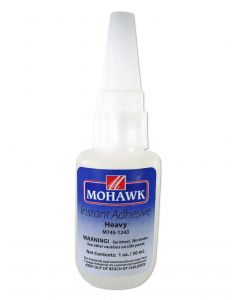 Mohawk Finishing Products Industrial Grade Instant CA Glue Thick 1 Oz Ethyl Hybrid CA