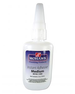 Mohawk Finishing Products Industrial Grade Instant CA Glue Medium Viscosity 2 Oz Ethyl Hybrid CA