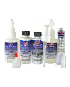 Mohawk Finishing Products Industrial Grade Instant CA Glue Kit 