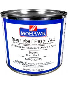 Mohawk Blue Label Paste Wax Brown 1 Lb