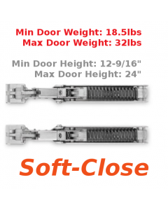 Wind Soft-Close Door Lifting System for Medium Large Doors by Salice - FRAKFEXFSN9
