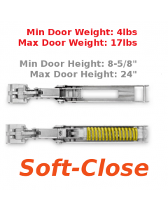 Wind Soft-Close Door Lifting System for Medium Small Doors by Salice - FRAKFEXDSN9