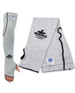 Memphis Glove Gray 18" 10 Gauge Dyneema® Cut Resistant Sleeve With Thumb Hole