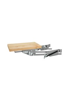 Heavy Duty MIXER/APPLIANCE Lift Mechanism, Silver w/Maple Shelf MFG# ML-MPHDSCCR-18