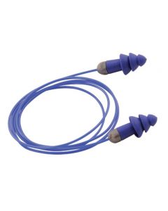 Moldex® Universal Multiple Use Rockets® Tapered Foam Corded Earplugs With Metal Detectable Cord (50 Pair Per Box)