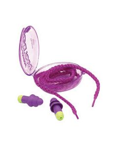 Moldex® Universal Multiple Use Rockets® Tapered Foam Corded Earplugs With Cloth Cord And Pocket-Pak® Carring Case (50 Pair Per Box)
