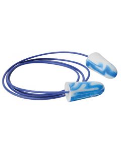 Moldex® Universal Single Use SparkPlugs® Tapered Extra-Soft Polyurethane Foam Corded Earplugs With Metal Detectable Vinyl Cord (100 Pair Per Box)