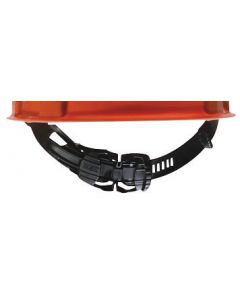 MSA Black Plastic/Nylon 1-Touch™ PinLock® Standard Replacement Suspension For Use With V-Gard® 6 1/2" - 8" Caps And Hats
