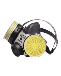 MSA Medium Black Silicone Comfo Classic® Half Mask Dual Cartridge Respirator