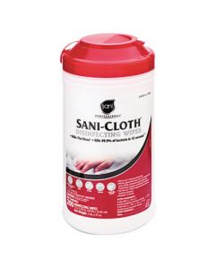 Nice Pak® 7 1/5" X 5 3/8" Sani-Cloth® Disinfectant Wipe (200 Per Carton)