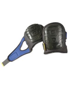 OccuNomix Blue Premium EVA Foam Knee Pad With Hook And Loop Neoprene Split Strap Closure And Black Gel Hard PE Flat Cap