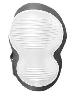 OccuNomix Black And White Classic Deluxe EVA Foam Knee Pad With Hook And Loop Closure And Non-Marring Rubber Cap
