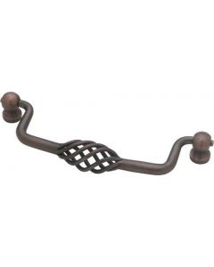 Bronze / Copper Highlights 5-1/32in. [128.00MM] Drop Bail Pull by Liberty sold in Each - P0527A-VBR-C - Discontinued