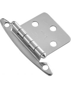 Chrome Non Self-Closing Hinge by Hickory Hardware sold as Pair - P139-26