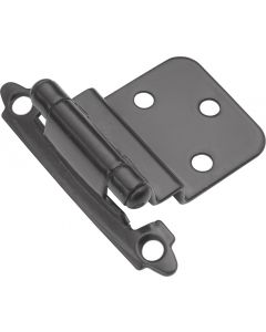 Black Self-Closing Hinge by Hickory Hardware sold as Pair - P143-BL