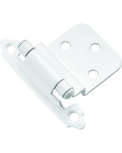 White Self-Closing Hinge by Hickory Hardware sold as Pair - P143-W