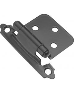 Black Self-Closing Hinge by Hickory Hardware sold as Pair - P144-BL