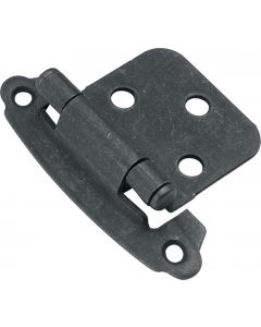 Black Iron Self-Closing Hinge by Hickory Hardware sold as Pair - P244-BI