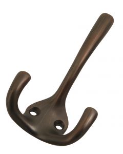 Refined Bronze 5/8" [15.88MM] Utility Hook by Hickory Hardware sold in Each - P25026-RB