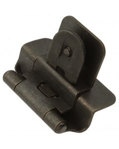 Black Iron Double Demountable 3/8" Inset Hinge by Hickory Hardware, SKU: P5312-BI