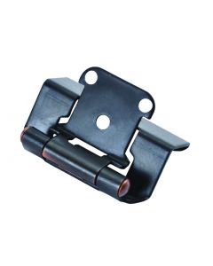 Vintage Bronze Semi-Wrap Hinge by Hickory Hardware sold as Pair - P5710F-VB
