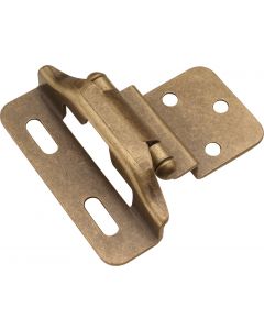 Antique Brass Semi-Wrap Hinge by Hickory Hardware sold in Pair - P61030F-AB