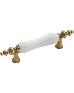 White 3" [76.20MM] Barrel Pull by Hickory Hardware sold in Each - P703-W