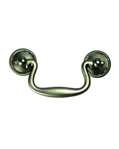 Silver Stone 2-1/2" [63.50MM] Drop Bail Pull by Hickory Hardware sold in Each - P8048-ST