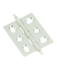 Satin Nickel Mortise Hinge by Keeler Cabinet sold as Pair - P8290-SN