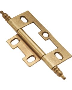 Lancaster Hand Polished Self-Mortise Hinge by Hickory Hardware sold in Pair - P8293-LP